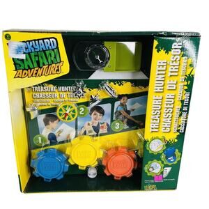 5 for $25| Backyard Safari Adventures Treasure Hunter 12Pc Set Compass Skills